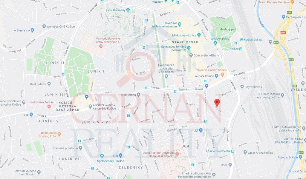 PREDANÉ - 1-izb. byt ul Ludmanská KE-Juh, kompletná rek., OV, 2p/13p