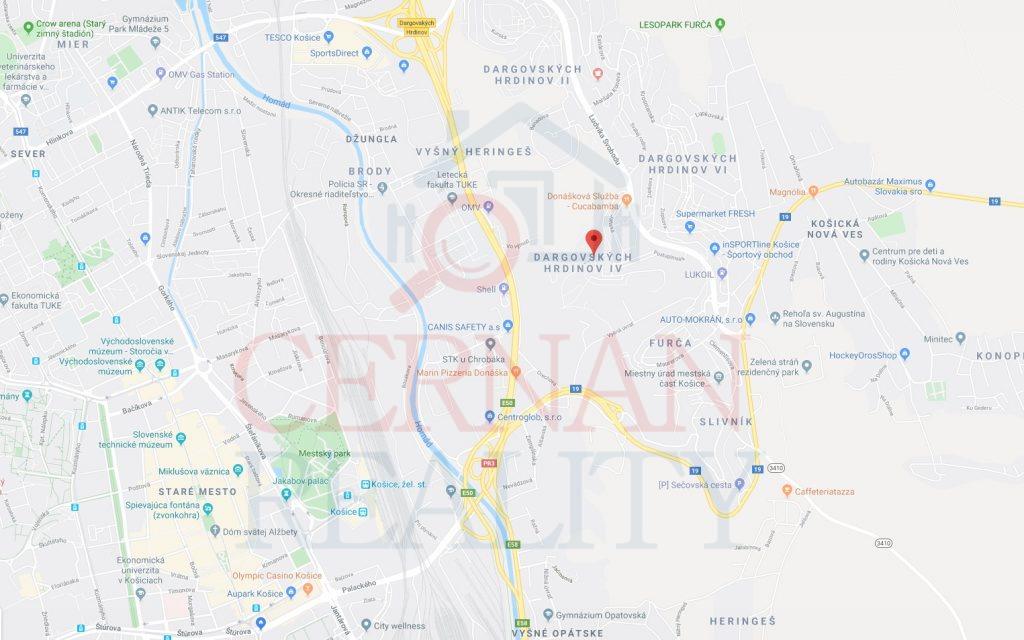 PREDANÉ - Garsonka ul. Kpt Jarosa, Darg. hrdinov, OV, kompl. rek. 1p/7