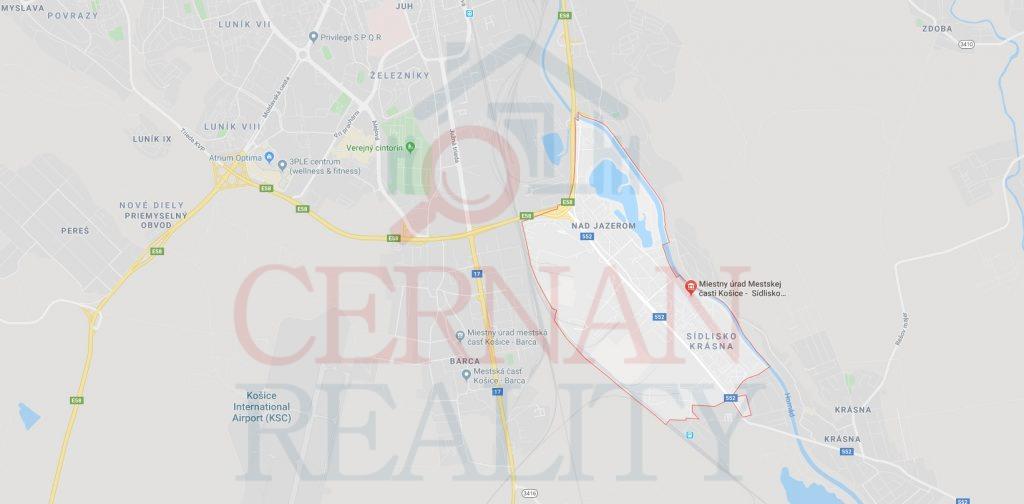 Predané - pozemok 2300 m2, priemyselná časť, KE - Nad Jazerom