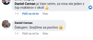 Poďakovanie za služby