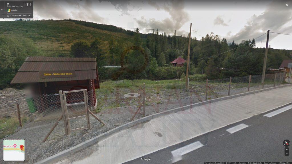 Pozemok Ždiar 304 m2 parcela C pri hlavnej ceste