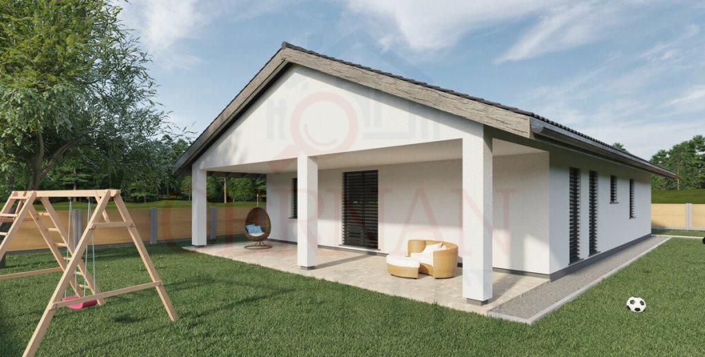 Predaj novostavba holodom pozemok 700 m2 s projektom domu Turňa nad Bodvou