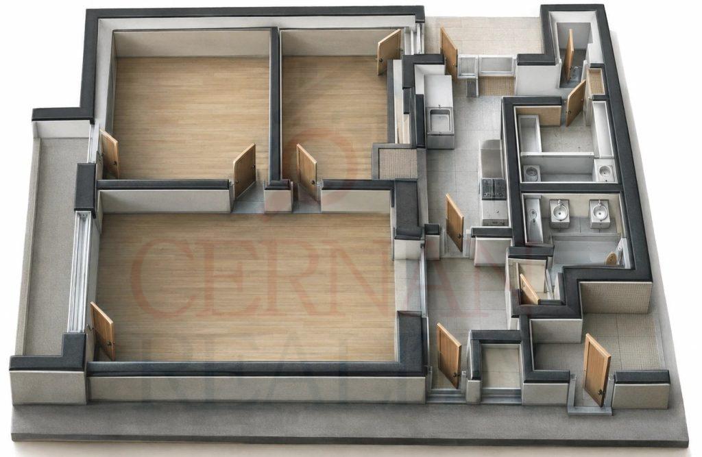 Predaj: 3-izbový tehlový byt 54 m2 s balkónom, pivnicou a výťahom, ul. ČSA – Košice I, Staré Mesto